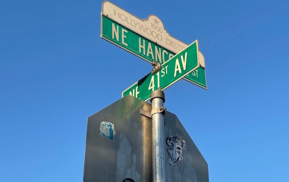 Corner of Hancock and 41st ave